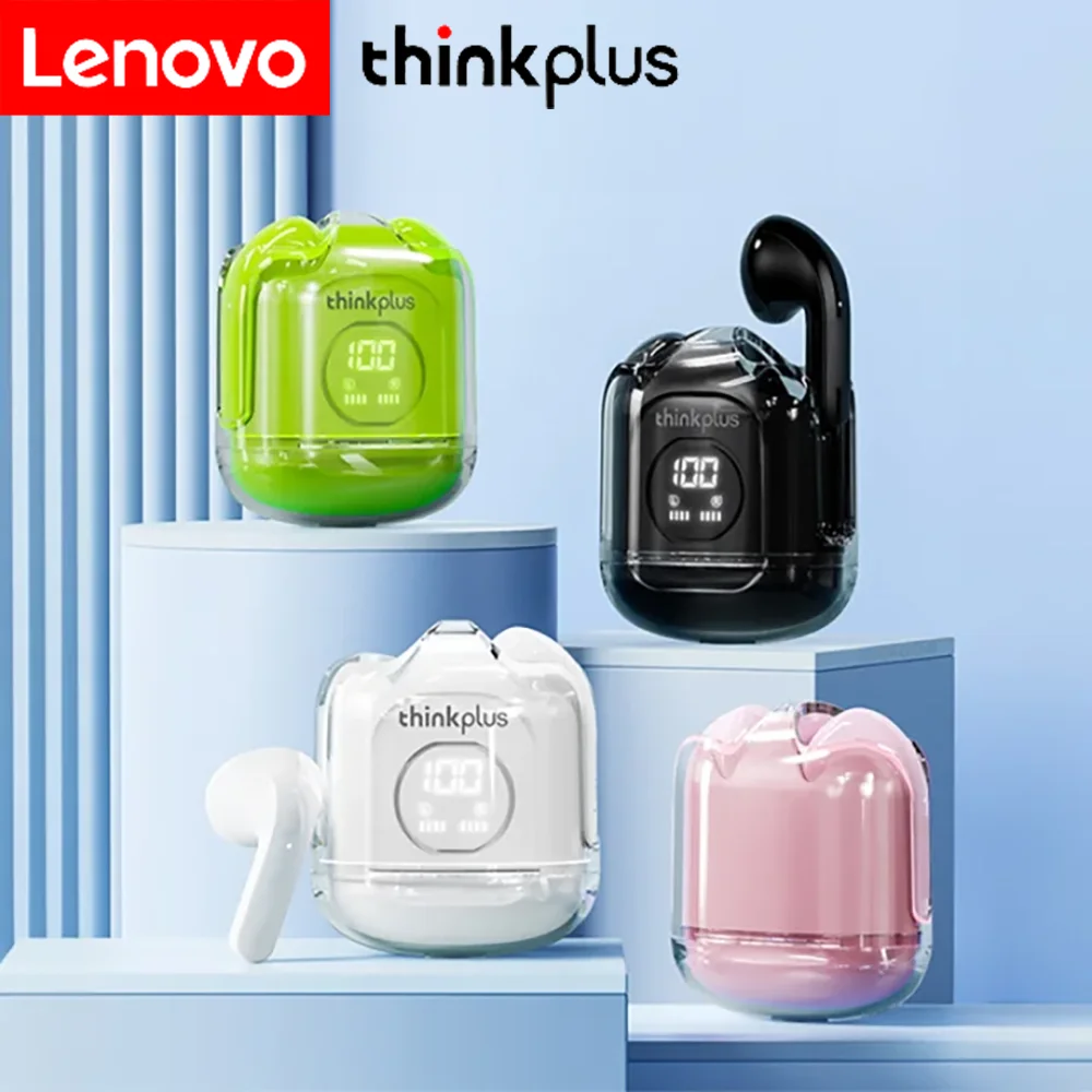 Lenovo Thinkplus XT65 Wireless Earbuds Bluetooth Earphone Waterproof Headphones Wireless Ear Buds With Microphone for Computer