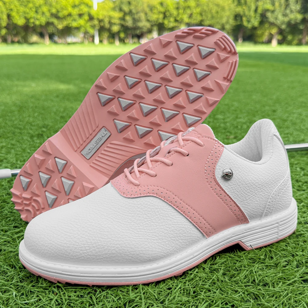 Arrival Women Mesh Breathable Golf Sneakers Spikeless Anti Slip Comfort Outdoor Professional Golfer Casual Footwear 36-43