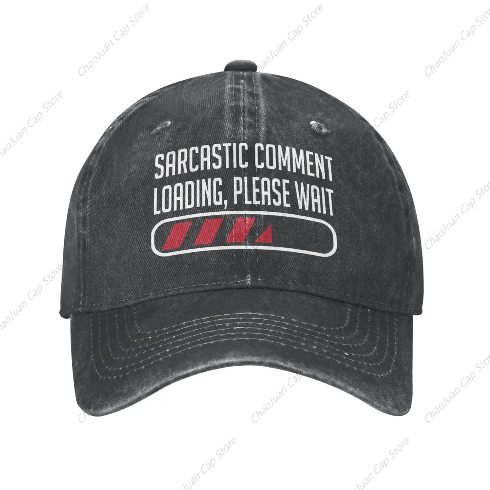 Sarcastic Comment Loading Please Wait Adult Vintage Trucker Dad Hat Baseball Cap Funny Cowboy Hats