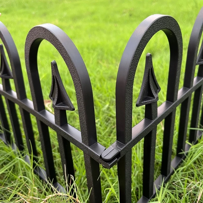 5 pçs cerca jardim cerca barreira animal cerca barreira jardim cerca para cães painéis cerca metal para jardim