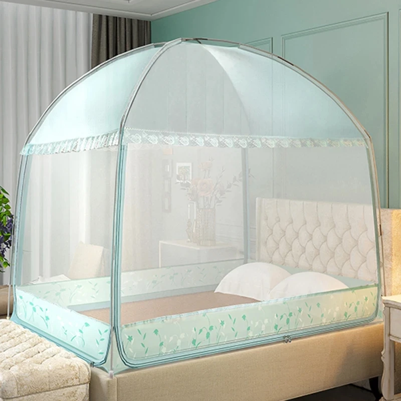 

Складная противомоскитная сетка, монгольские юртные сетки, синяя фиолетовая сетка, москитная сетка, сетка для 1,2/1,5/1,8/2,0 м, домашняя двойная кровать