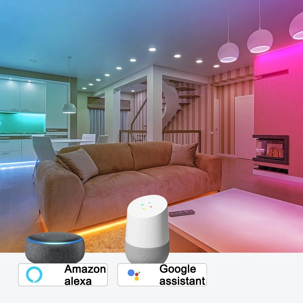 SP511E WiFi Musik WS2812b LED Controller Address Pixel RGB LED Streifen Dual Einzigen Ausgang Smart Stimme APP Control DC 5V-24V