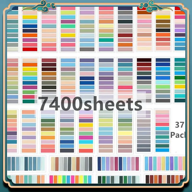 (Новинка) - 400 листов, прозрачные липкие заметки, самоклеящийся маркер, аннотация, книга для чтения, прозрачная вкладка, прочный, легкий вкладыш