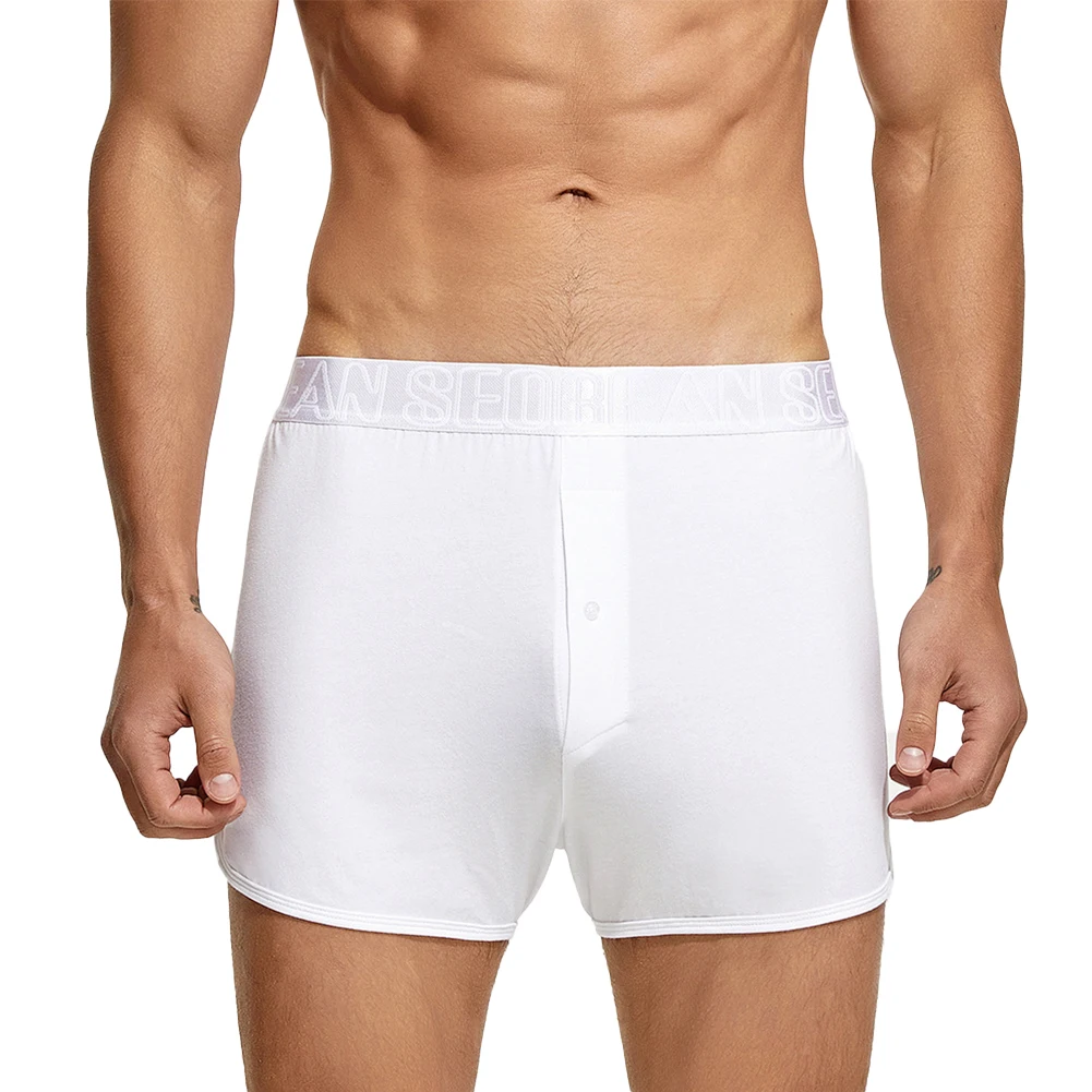Comfortable High Quality Hot Sales Brand New Men Underwear Panties Solid Color Cotton Lightweight Comfortable High