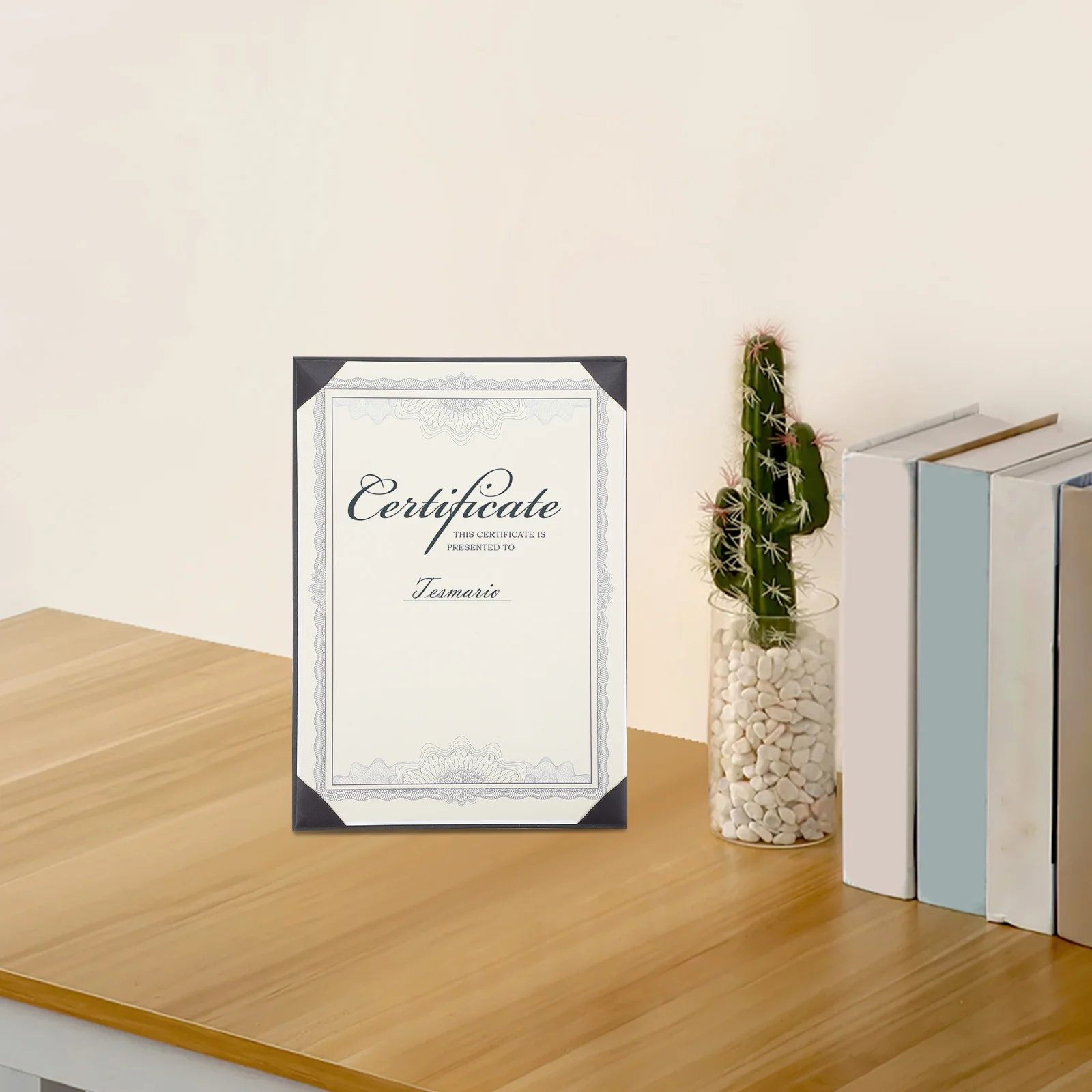 

Diploma Storage Folder Certificate Shell Graduation Frame Elegant Design Waterproof Material Silk Cloth Paper