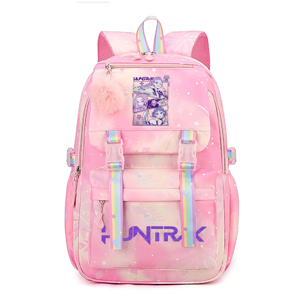 Kpop 悪魔ハンター Huntrix グラフィックランドセル子供ティーンエイジャースクールバックパックファッションバックパック女性ショルダーバッグ