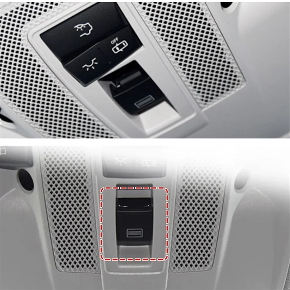 

For Mercedes Benz A B CLA GLA W156 W176 W246 W117 Car Sunroof Window Switch Button Cover Indoor Ceiling Light Switch