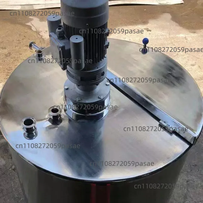 Liquid Electric Heating Stirring Tank Daily Mixing Tank Hot and Cold Cylinder Food Mixer Emulsifying Tank Stainless