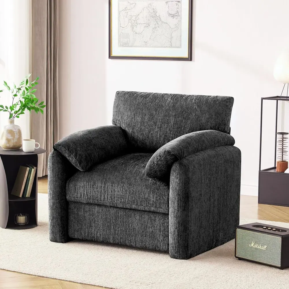 Oversized Comfortable Armchair for Living Room, Wide 38.6 Single Sofa Chair with Upholstery