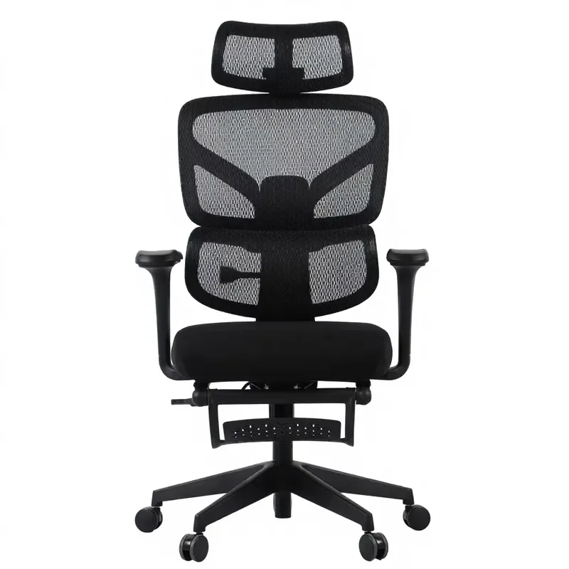 Henglin Ergonomic Mesh Office Chair with Lumbar Support Adjustable Backrest Swivel Base Modern Computer Desk Seat for Home