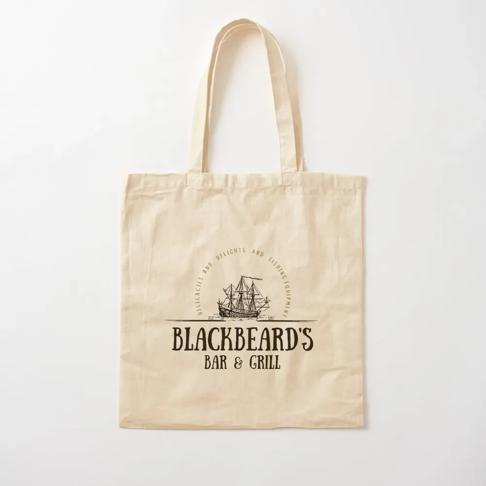 

Blackbeard's Bar and Grill Tote Bag tote bag custom eco pack Bag