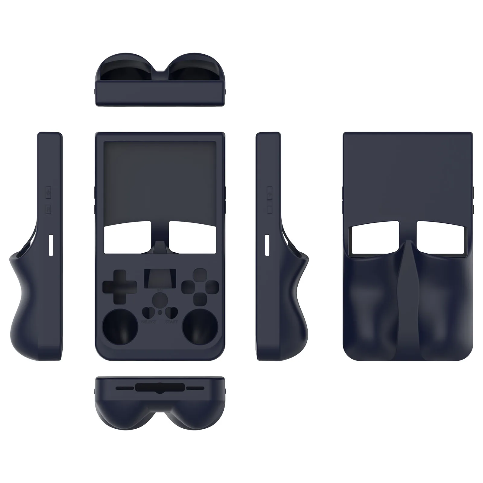 For R36 MAX Gaming Console Silicone Protective Case Simple Solid Color Drop Protection Cover