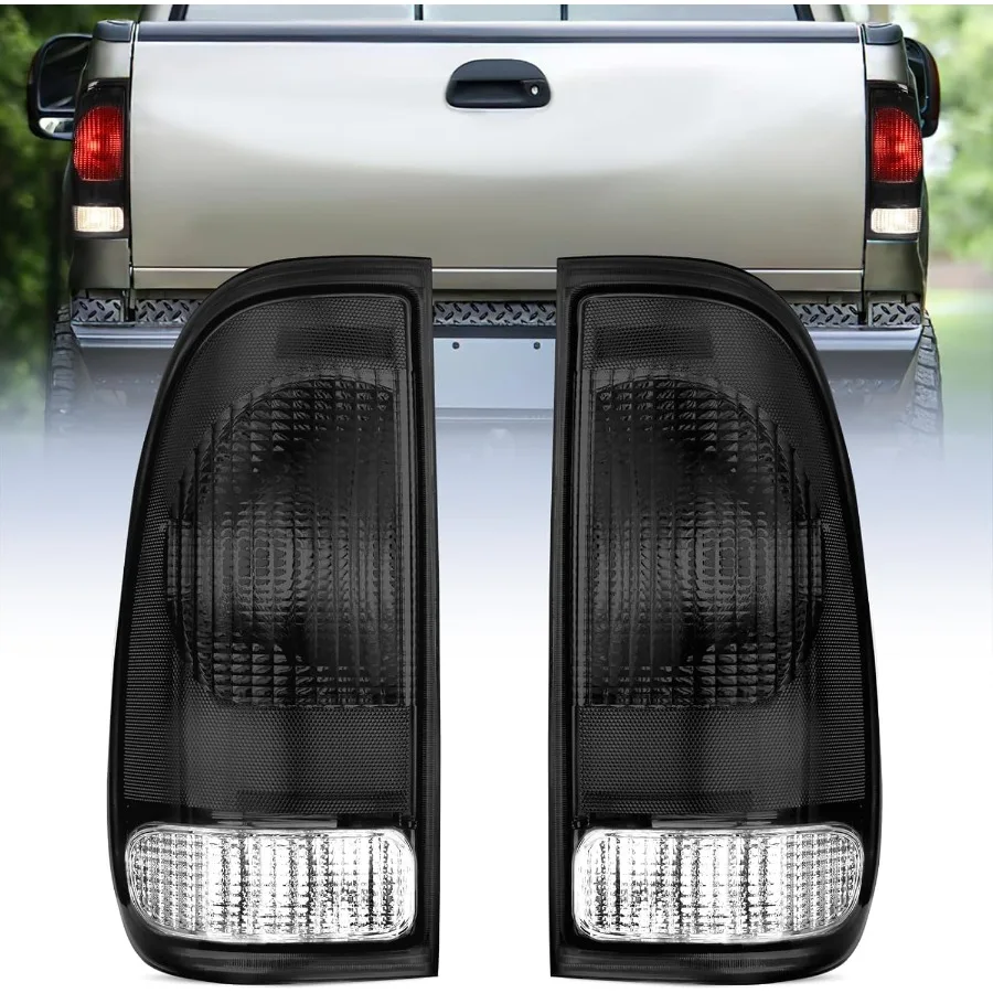 

Taillight Assembly Compatible with 19972007 F150 Styleside F250 F350 F450 F550 Super Duty Smoke Rear Tail Light Lamp OE Style