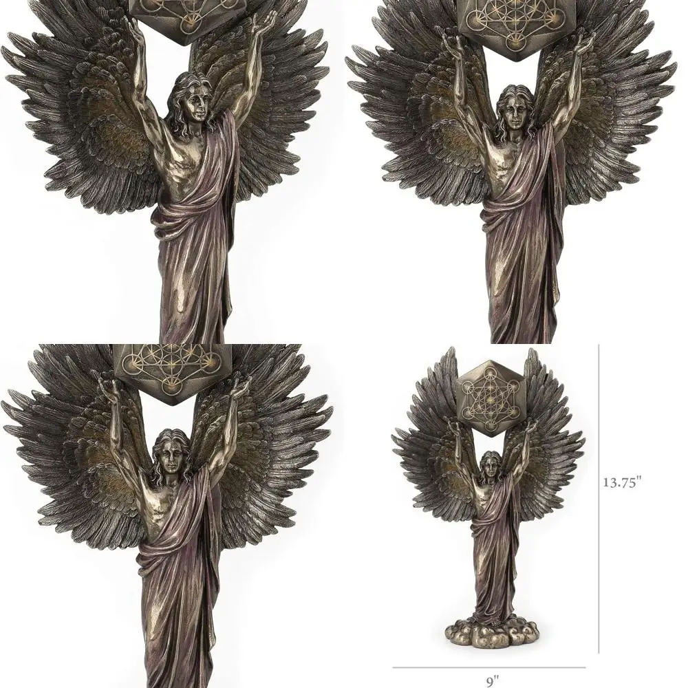 

Статуя Архангела Метатрона с кубиком сакральной геометрии от Veronese Design