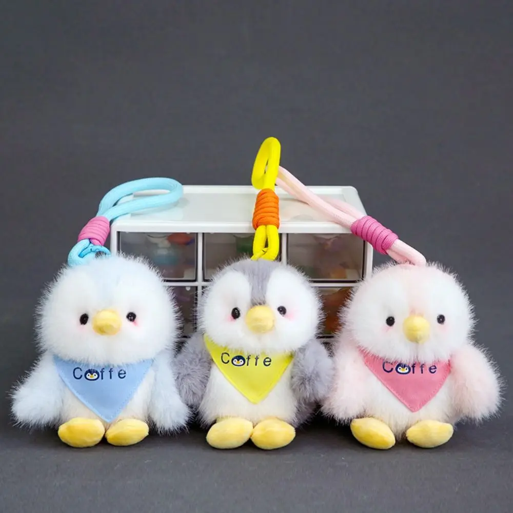 

PP Cotton Penguin Plush Keyring Fluffy Collection Animal Peguin Dolls Pendant Cartoon Lifelike Cute Animal Plush Keychains