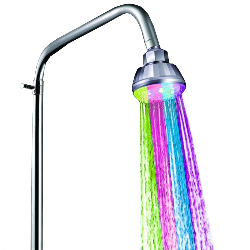 Multicoclor fast flashing High Flow Fixed Showerhead High Pressure Best Shower Head for Bathroom