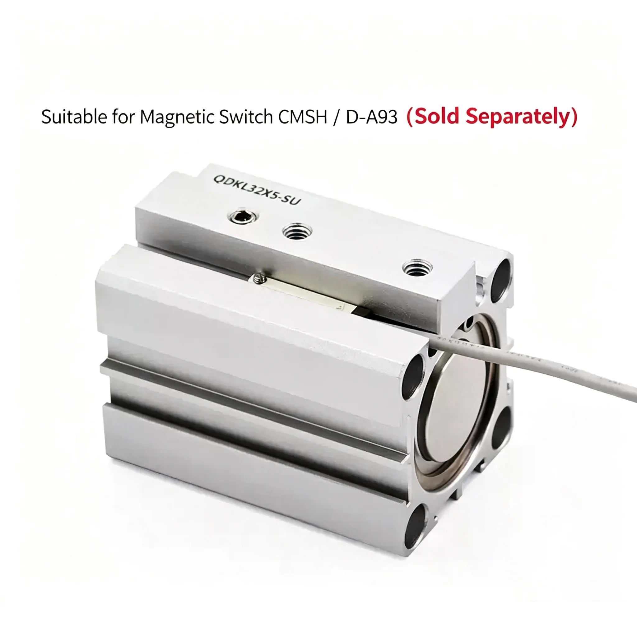 Flat Type Rotary Clamping Cylinder 90 Degree Pneumatic Downward Pressure 20/25/32 QDKR/QDKL Wearing Board for Industrial Use
