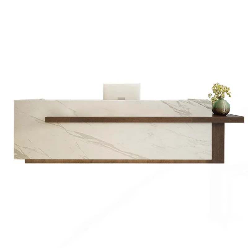 Hospital Closet Reception Desk Church Pulpit Executive European Reception Desk Lectern Luxury Mesa De Escritorio Furniture WJXP