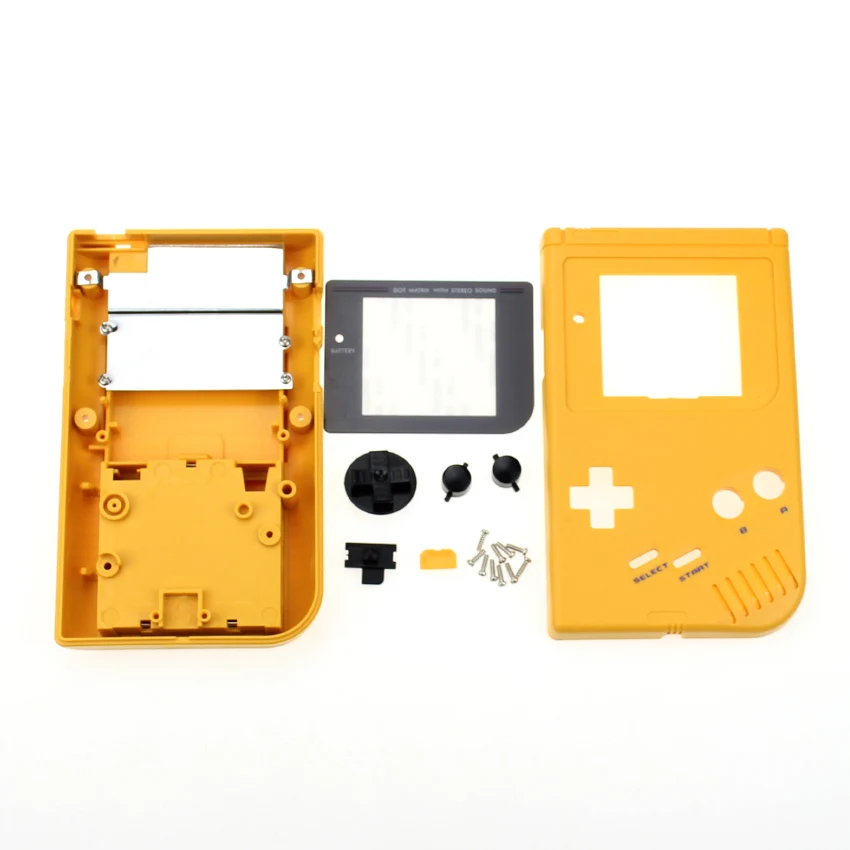 JCD High Quality Housing Shell For GB DMG Classic Console Protection Case Cover With Buttons Conductive Pads For Gameboy