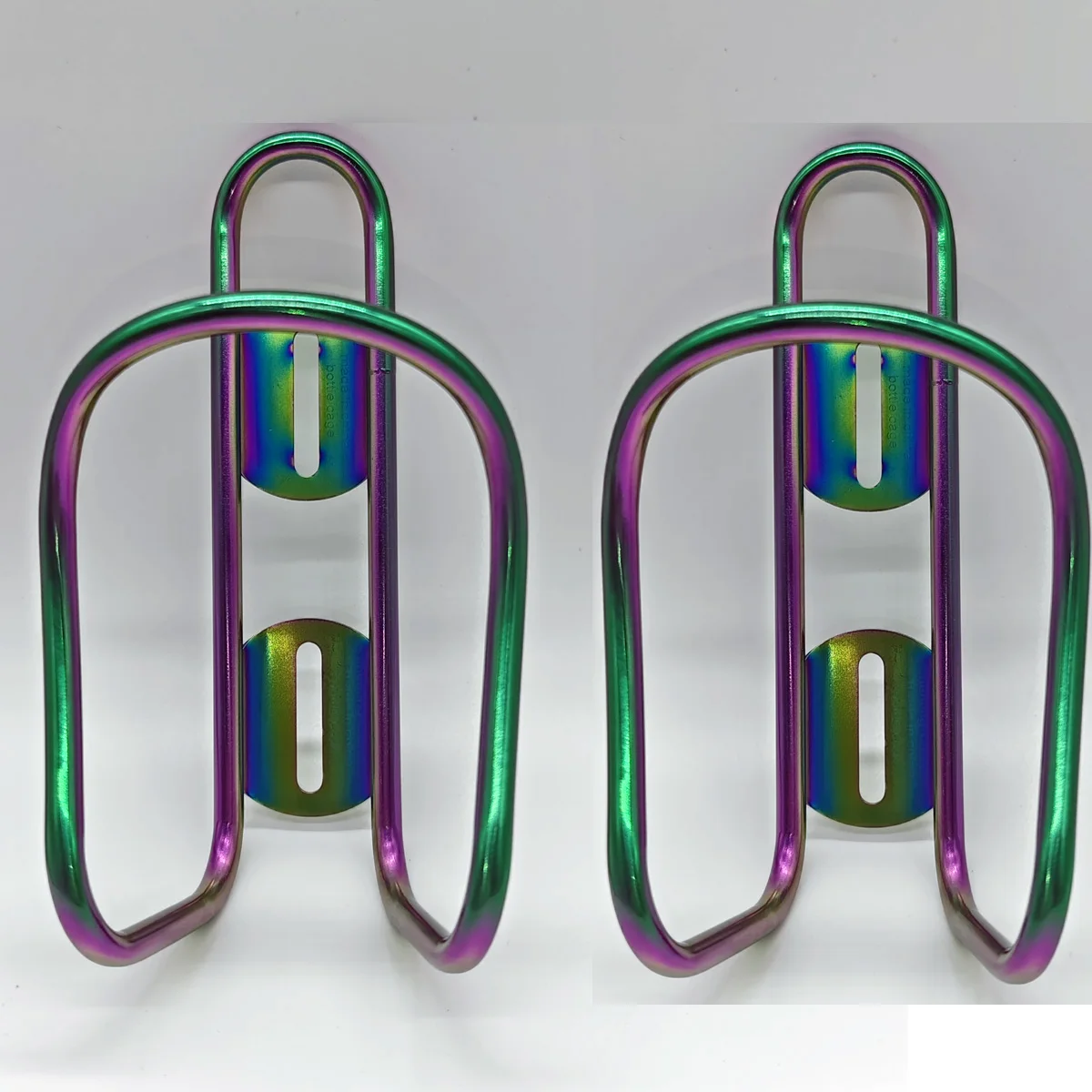 

2X многоцветный держатель для бутылки для велосипеда, титановая клетка для бутылки с водой, велосипед 35 г с бесплатными болтами, универсальный MTB шоссейный велосипед