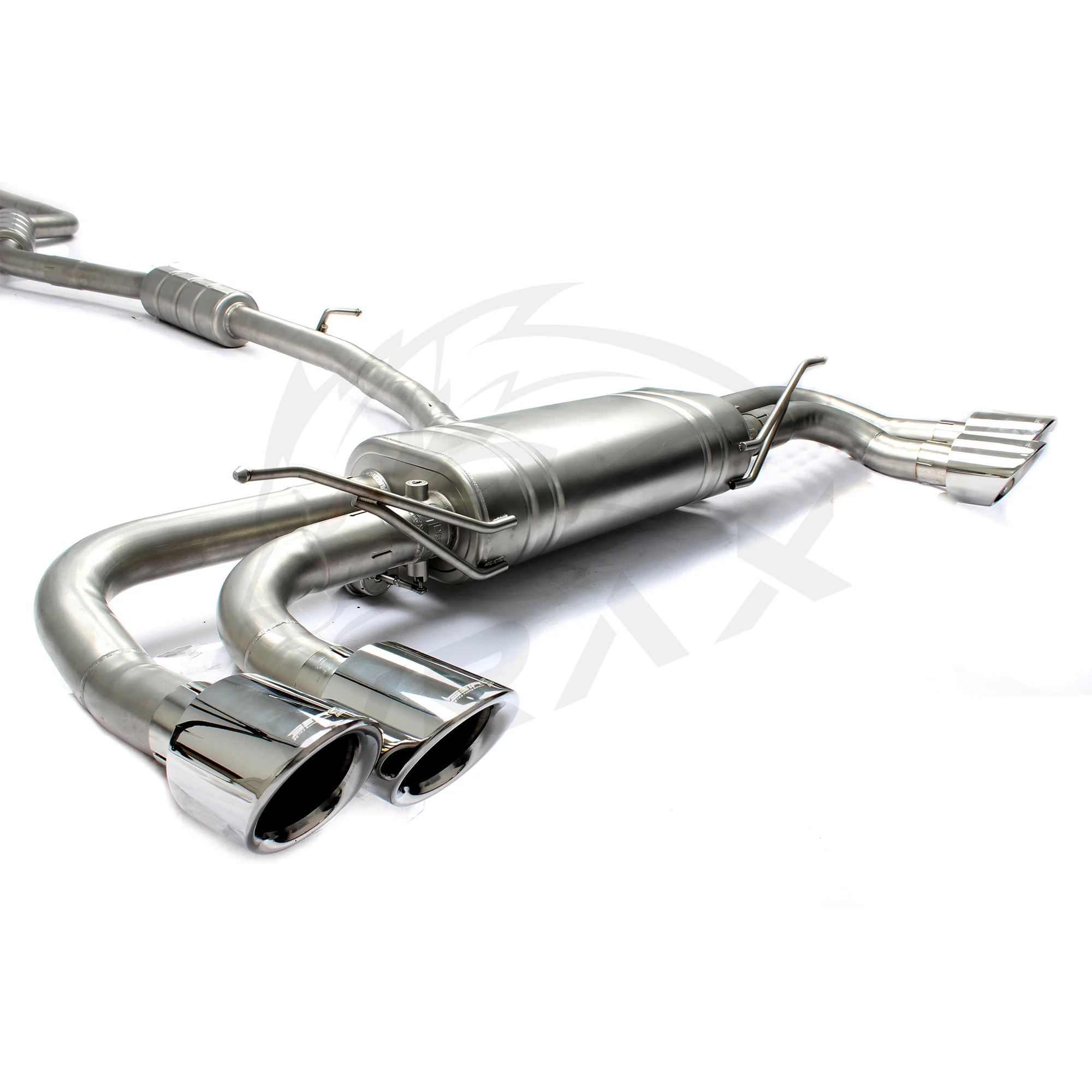 Catback-Auspuffanlage aus Edelstahl 304, Performance-Schalldämpferrohre für BMW X4 3.0 mit Ventil
