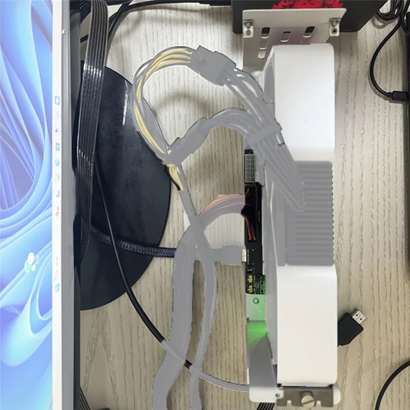 A76F-SFF 8611 Oculink M.2 بطاقة الرسومات الخارجية GPU حامل قفص الاتهام Pcie 4.0X4 Gen4 دفتر GDP NUC بطاقة محول #3