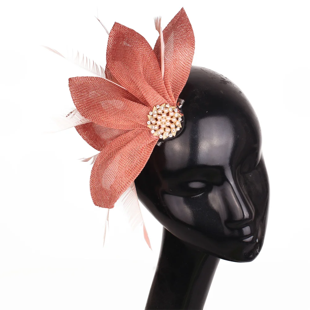 Elegante Braut-Haarspange mit Schleife, Hochzeits-Fascinator-Haarkamm für Damen, Kopfschmuck, modische Party-, Kirchen- und Dinner-Haaraccessoires – Detail 9