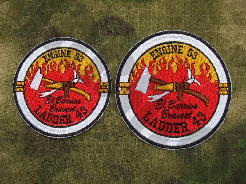 Embroidery Patch El Barriss Engine 53 Ladder 43 SEAL TEAM Operation Red Wings Lone Survivor