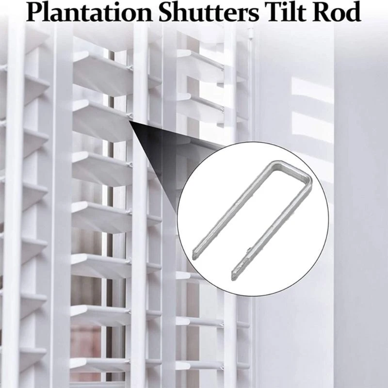 Q39B 40 PCS Altovers para Plantation Shutters Tilt Rod for Windows Tools Suppli