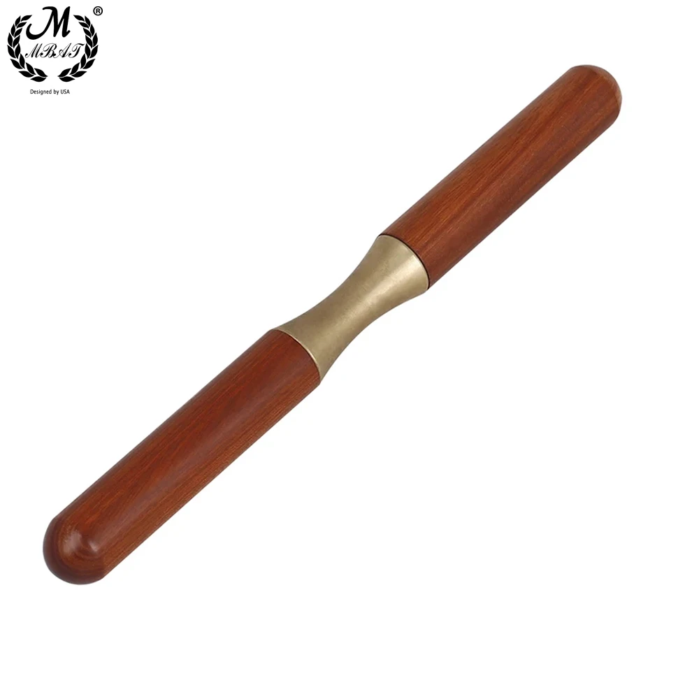 Saxophone Two Handed Wooden Handle Press Wheel Pipework Sheet Metal Repair Tool for Trumpet Trombone Sax