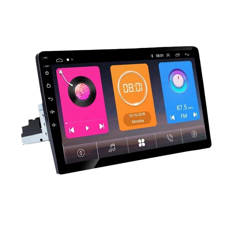 Applicable to Universal Car GPS Navigation 9-Inch/10 Inch Sleeve Frame Single Spindle Ultra-Thin Host