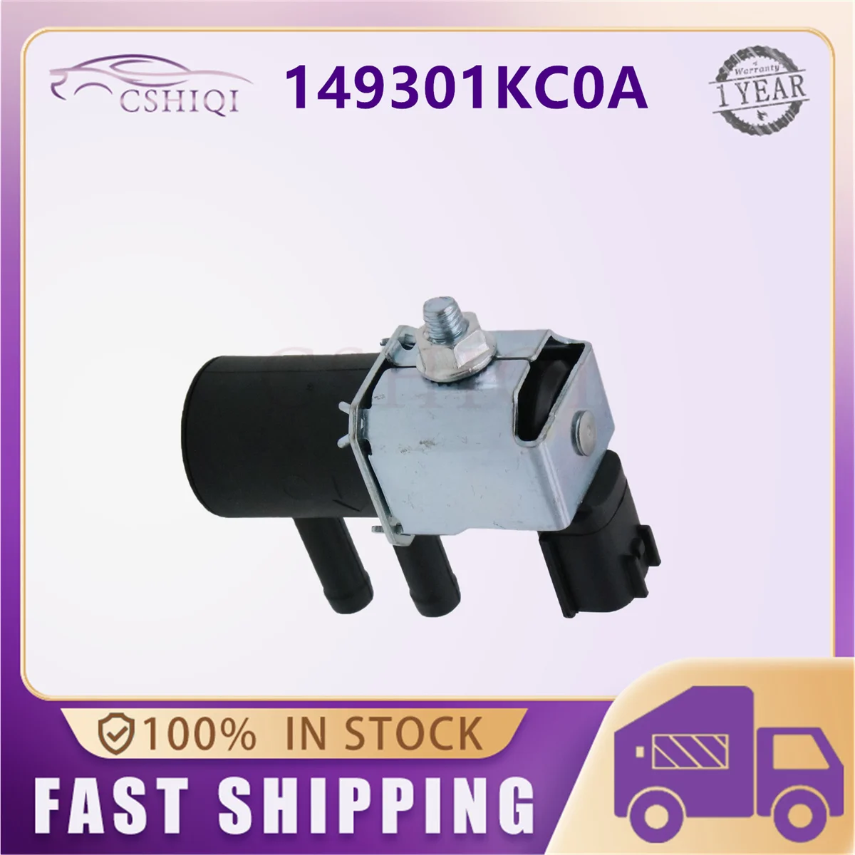 

14930-1KC0A For Nissan Juke Sentra Versa Versa Note 2011-2017 Vacuum Valve Vapor Canister Purge Solenoid 149301KC0A 14930 1KC0A