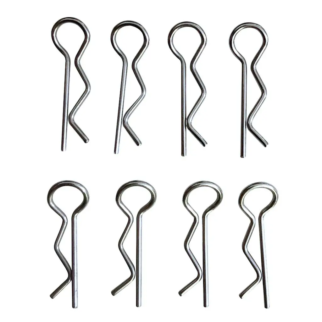 8pcs Body Shell Clips Pin for 1/16 Scale RC 9130 9137 Model Car Accessories