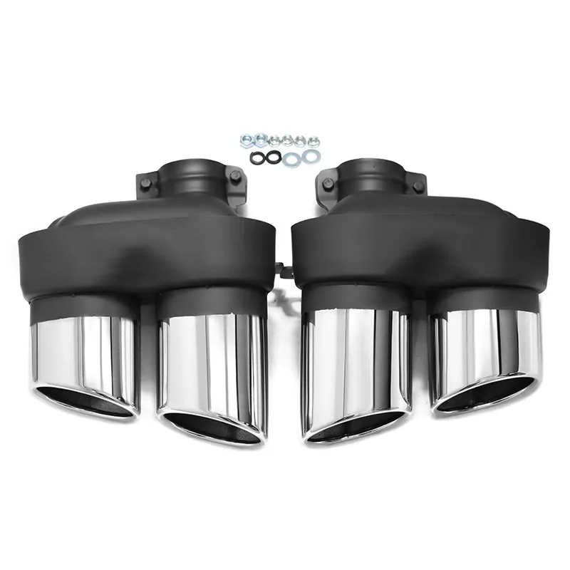 Uitlaat Tip Voor Audi A6 A7 C8 2019 2020 2021 Up S6 Quad Uitlaten Tip Rvs Uitlaatpijp Uitlaat Tuning