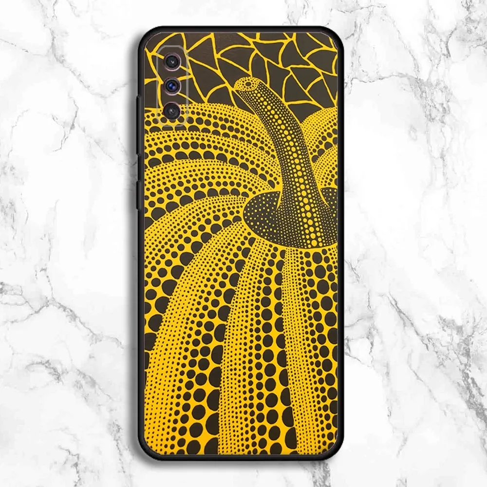 Painting Yayoi Art Kusama Classic Phone Case For Samsung Galaxy A13,A21s,A22,A31,A32,A52,A53,A71,A80,A91 Soft Black Phone Cover image 3