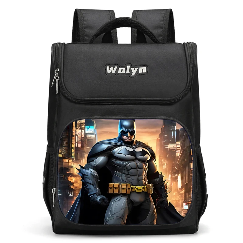 Large Child Hot Movie B-Batmans Backpack Boy Girls School Bag For Men Women Traveling Backpack Durable and Multi Compartmen