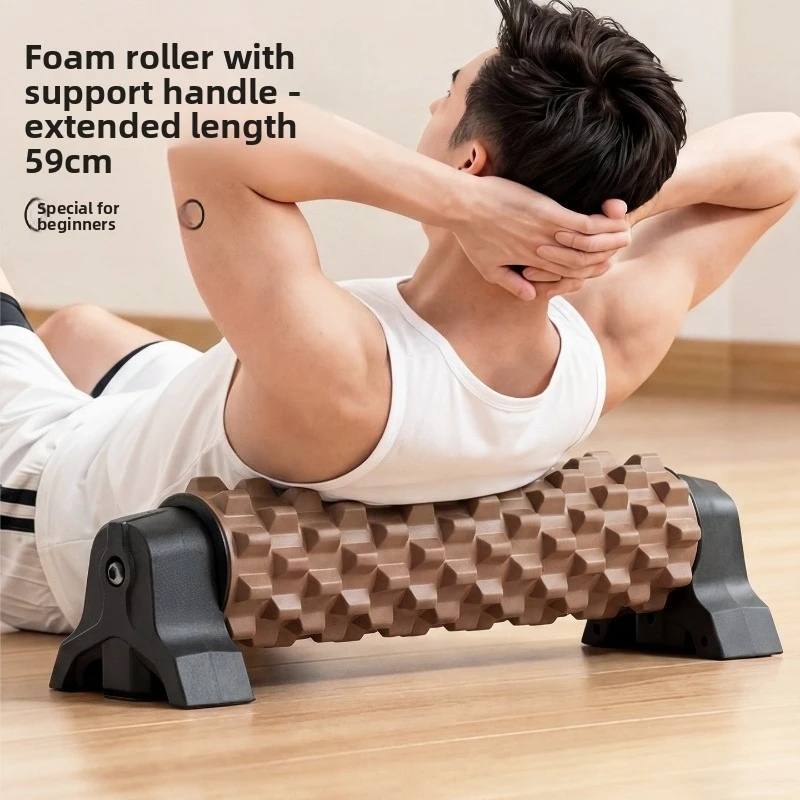 Yoga Column Yoga Equipment with Support Suction Cup Mace Foam Roller for Fitness Supplies Muscle Relaxer Body Exercise Massager
