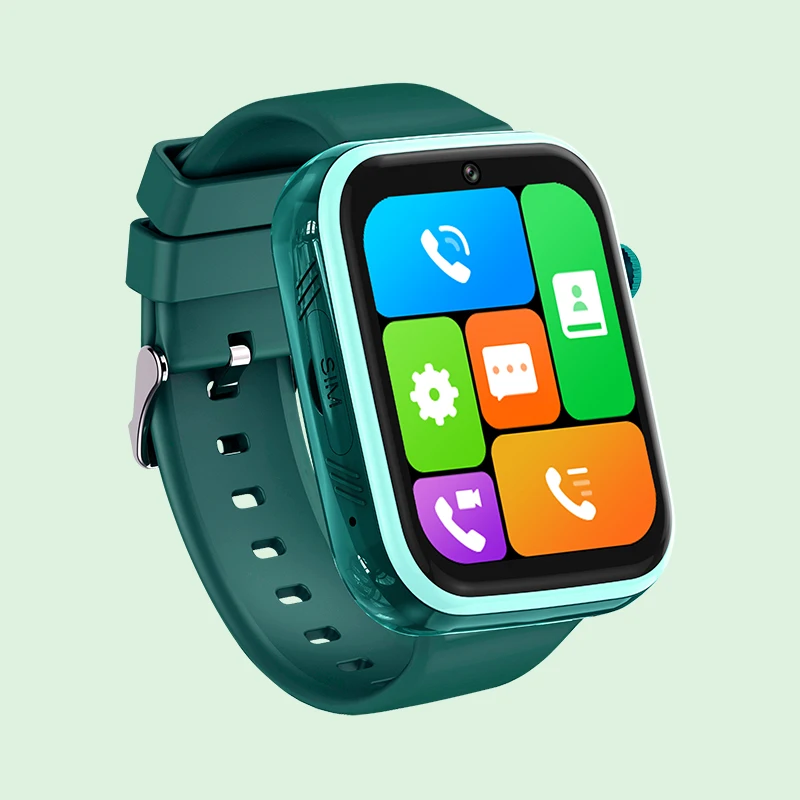 Smart 4G Kids Gps Wifi Trace Locatie Sim Card Telefoon Horloge Met Camera, Voice Video Sos Calls Whatsapp Ideaal Voor Kind Studenten