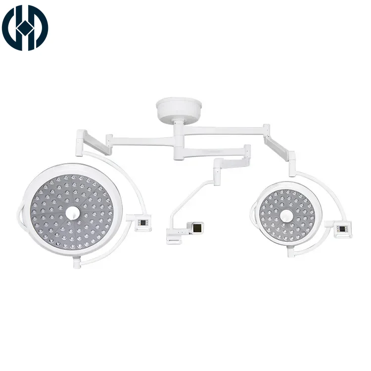 Hospital double head ceiling type surgical light operation LED shadowless lamp medical