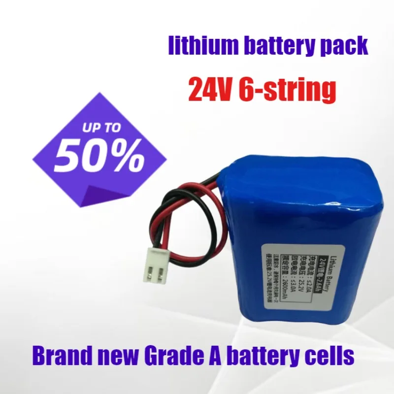 6-string 22.2V 2000mAh lithium battery pack for carbon emission detector