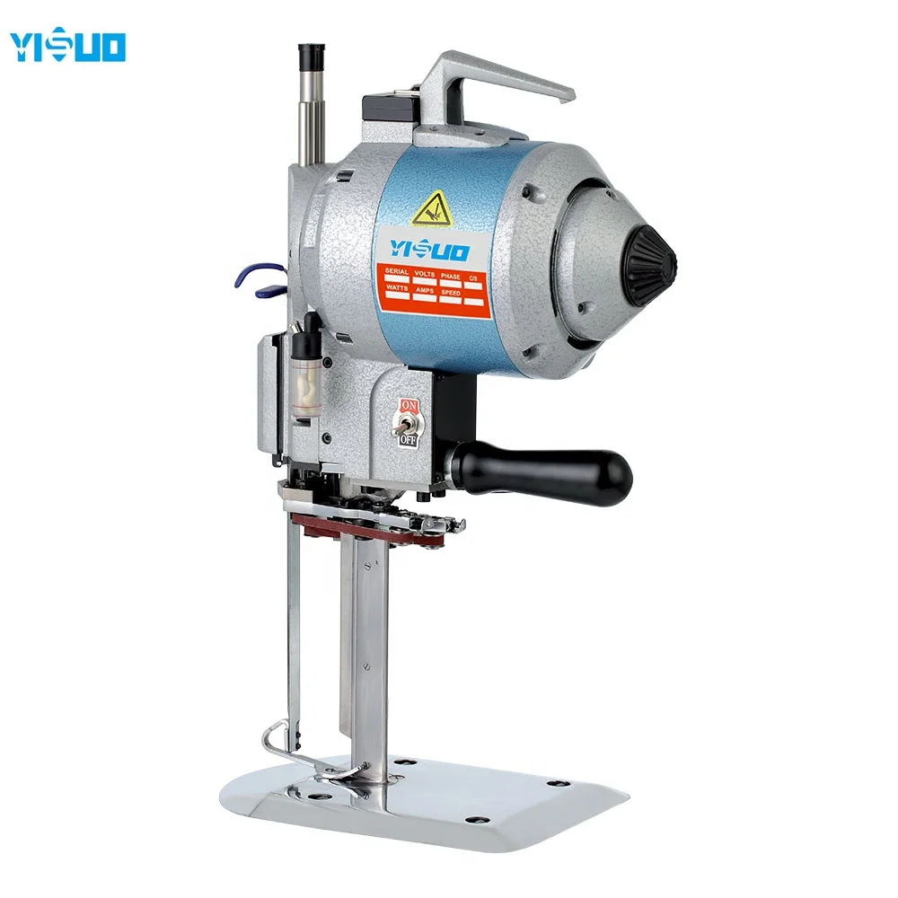 YS-103 Vertical Straight Knife Fabric Cutting Machine, Auto-sharpening Electric Cloth Cutter for Textile Garment Factory