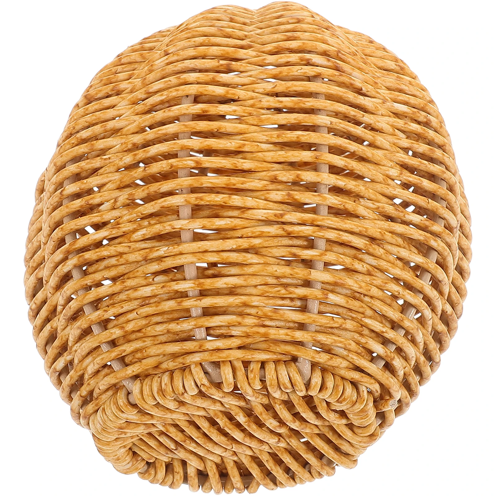 

Decorative Woven Vase Rustic Imitation Rattan Flower Container Table Decoration Dried Flower Vase Table Decoration