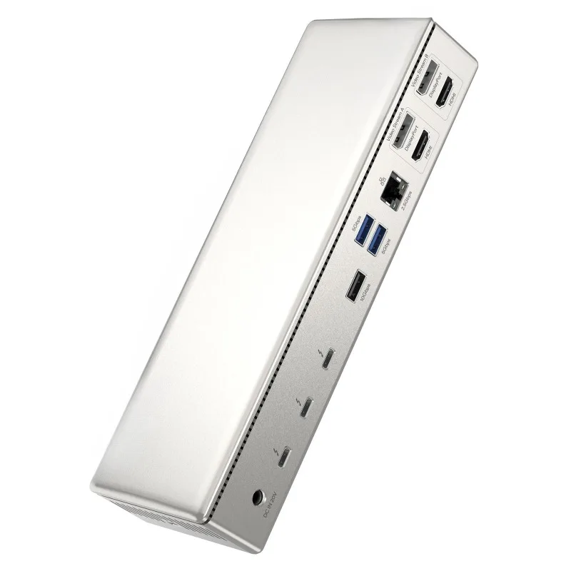 Dual 4K@60Hz Display Thunderbolt 4 Quad 40Gbps Laptop Dock