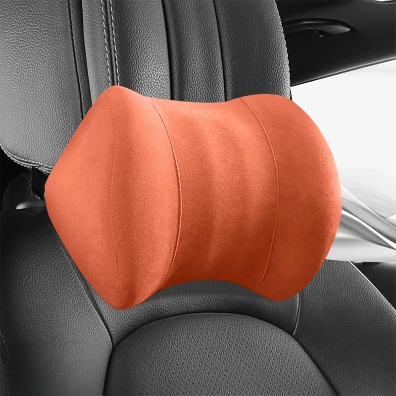 

Car Seat Lumbar Support Pad - Memory Foam Waist Cushion & Headrest