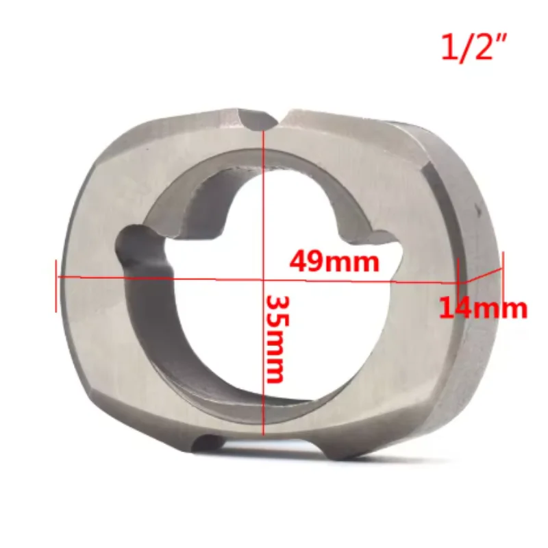 1/2 3/4 1 "Inci Alat Pneumatik Kunci Impact Udara Suku Cadang Perbaikan Blok Palu Sumbu Poros Driver Anvil