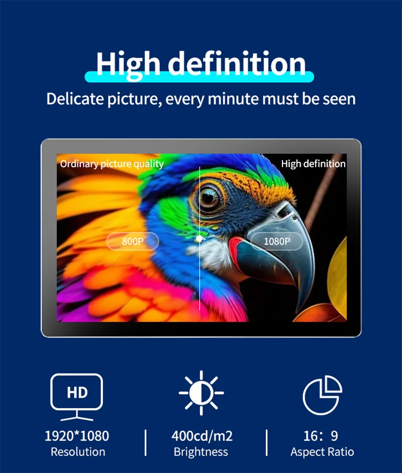 Touch screen Android industriale da 15,6 pollici per armadio con touch screen ottico