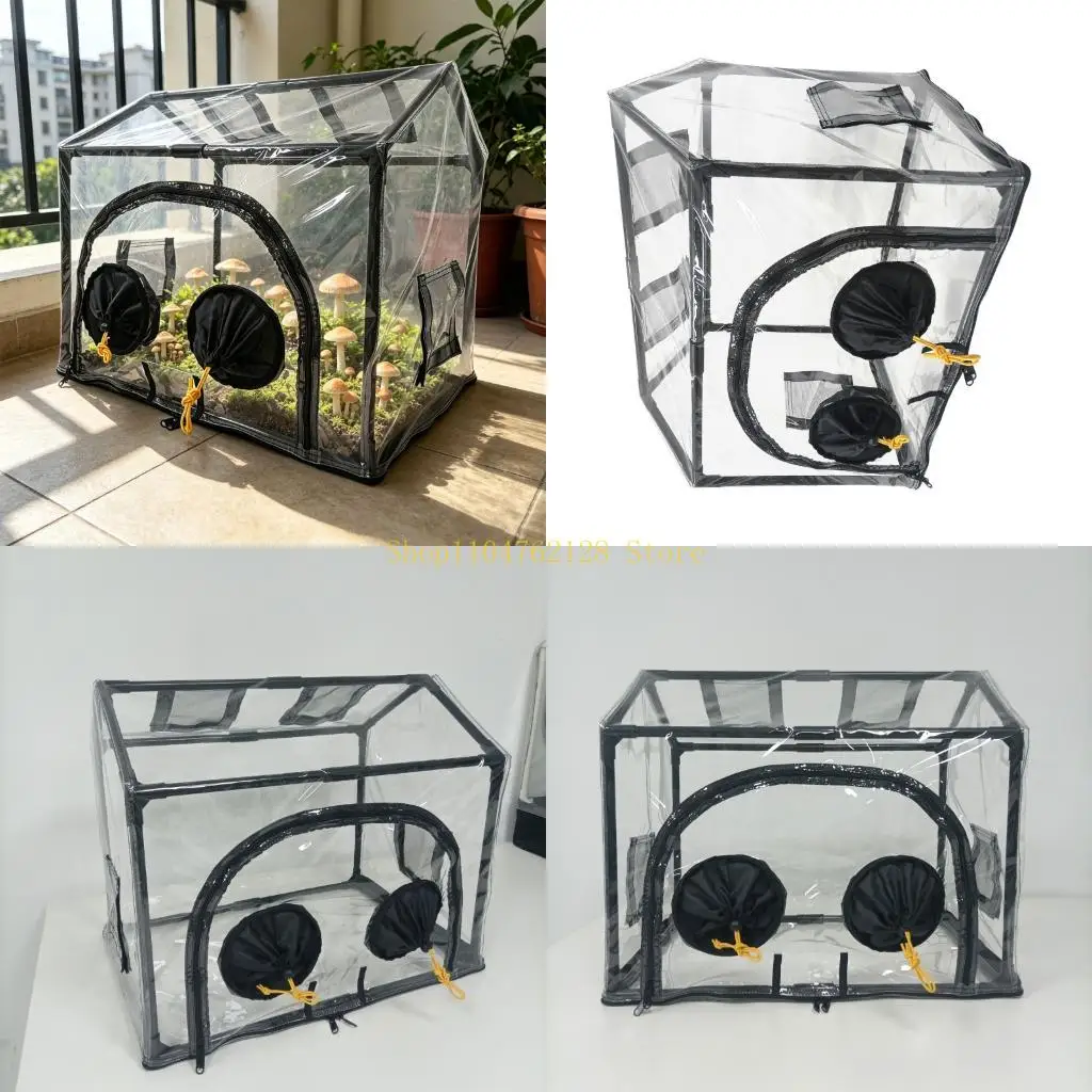 Educational Mushroom Growth Set Displaying High Visibility PVC Case And base best sale