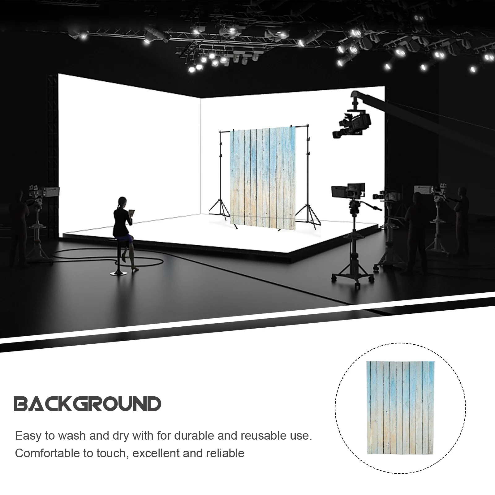 

Rustic Wood Plank Photo Backdrop Vinyl Background Cloth for Photography Scene Decoration Wall Tapestry Banquet Party Prop