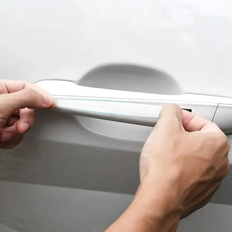 8/16/32/48Pcs Car Door Bowl Anti-Scratch Sticker Clear Door Bowl Handle Protection Sticker Paint Surface Film Car Accessories