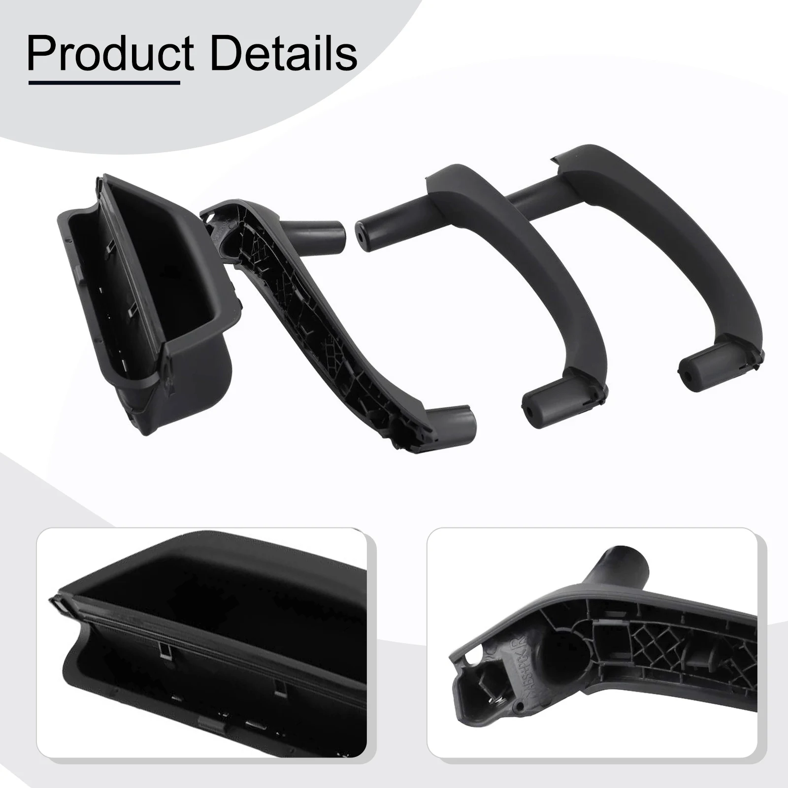 4Pcs Car Interior Door Handle Pull Trim Set for BMW X3 F25 2011 2017 Replacement Covers for Left and Right Side Inner Doors